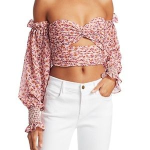 🔥NWT AMUR Hilda Off the Shoulder Top